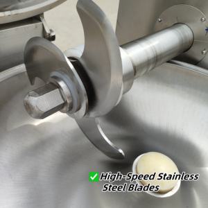 食品加工機カットアップカッター肉ボール用ボウルカッター肉ボール用真空肉ボウルカッターチョッパーミキサー - Product Image 5