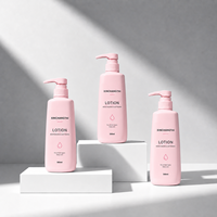 Flacon pompe à lotion blanc de qualité supérieure de 500 ml (17 oz) pour shampoing, gel douche, emballage cosmétique en plastique rechargeable vide