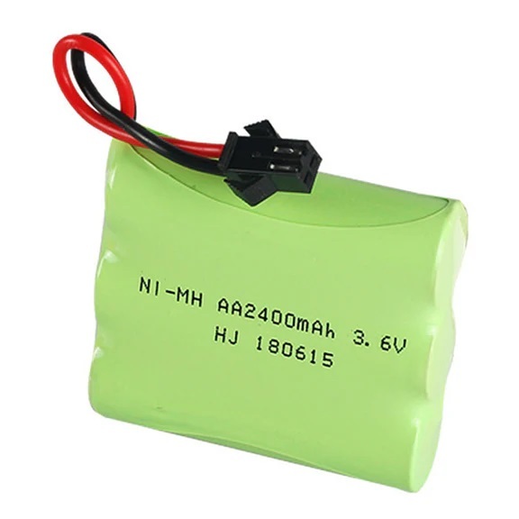 1.2V/2.4V/3.6V 2500mah AA Ni-MH Rechargeable Battery Pack With SMP-2P Connector for RC Toys Cars Tanks Robots Boat