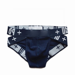 Y 2022 New Arrivals Sexy Low Rise Men's Jockstrap Gay Letter Underwear Young Men Solid Color High <b>Elastic</b> Cotton Sports Brief - Product Image 3