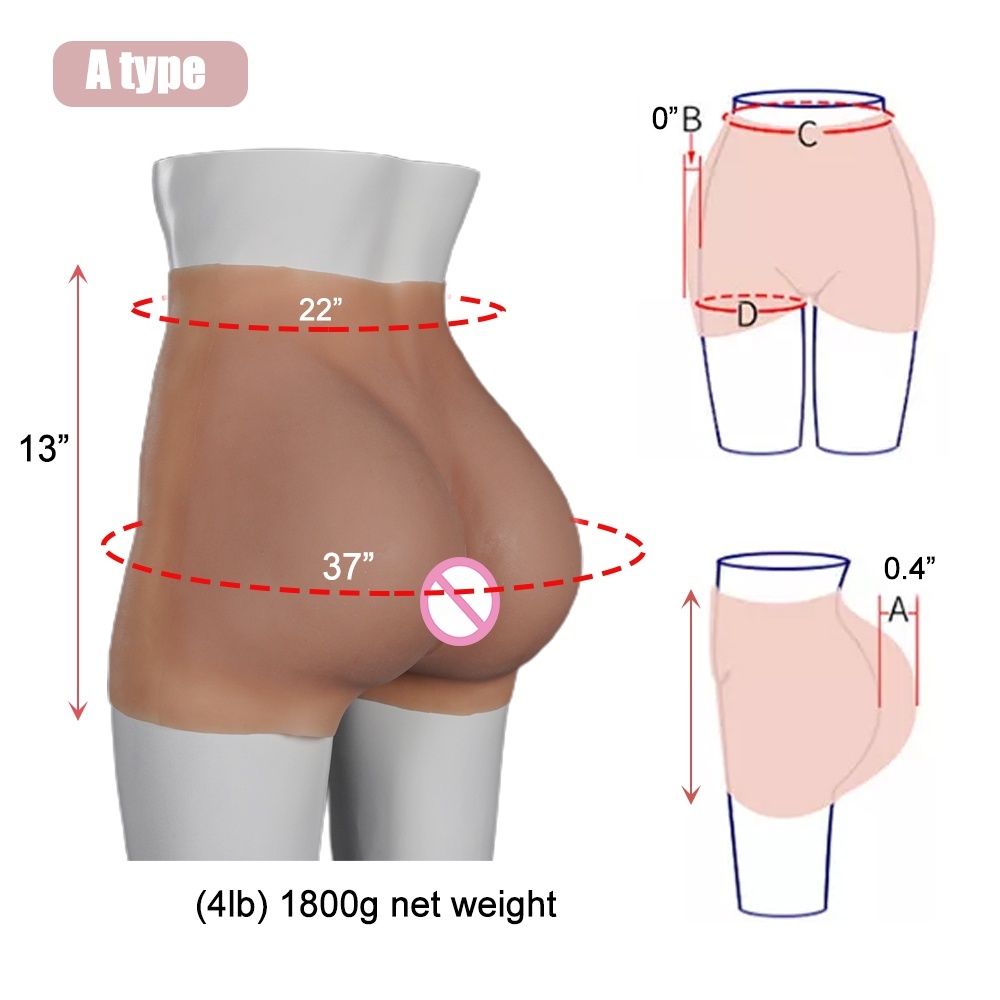Culotte Amplificatrice De Fesses En Silicone Alimentaire - Taille Unique