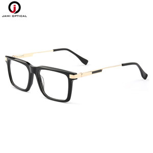 Cổ phiếu sẵn sàng jm30581 vuông Acetate khung quang linh hoạt mùa xuân bản lề bán buôn kính quang học cho nam giới phụ nữ - Product Image 5