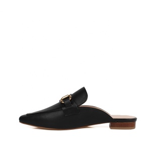 2024 Custom Factory Design Slip on <strong>Mules</strong> Custom <strong>Ladies</strong> Pour Femmes <strong>slippers</strong> a Talons square Toe Heels Custom Women Shoes <strong>Mules</strong> - Product Image 3