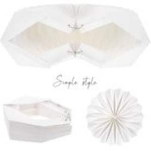 Abat-jour lanterne papier bricolage lumière couverture <span class=keywords><strong>Origami</strong></span> papier lampe couverture <span class=keywords><strong>maison</strong></span> ornements pendentif lampe - Product Image 4