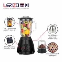 Voor gepersonaliseerde glazen blender, multifunctionele elektrische blender, 1,5 liter inhoud, roestvrij staal, geschikt voor hotels, fruit smoothie