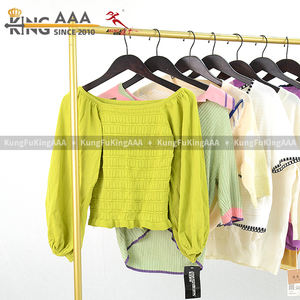 KungFu KingAAA Abbigliamento Usato Estivo da <span class=keywords><strong>Donna</strong></span>, Balle da 100kg di Maglioni in Lana per <span class=keywords><strong>Donna</strong></span> in Vendita - Product Image 4