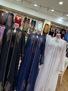 Robe Abaya Zifeng OME, style musulman, robe pour femmes, vente en gros, ensemble deux pièces en mousseline - Product Image 3