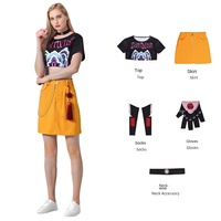 K-pop Sorcière Chasse Équipe Cosplay Costume Rumi Zoy Mira Halloween Adulte