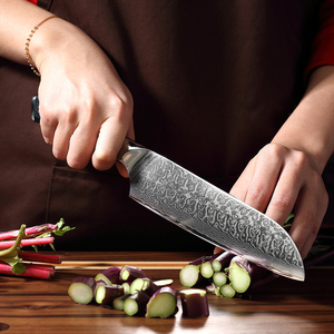 New Arrival 7 Inch <strong>sharp</strong> <strong>Kitchen</strong> Damascus Santoku <strong>Knife</strong> - Product Image 5
