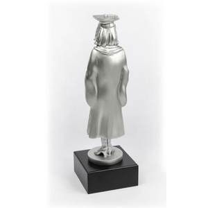 Graduated Woman's Trophy <b>UV</b> Printed Medal Crystal and Glass with Metal Material for Awards Tradeshows and Welcomes - Product Image 2
