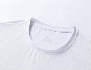 เสื้อยืดผ้าไอซ์ซิลค์สำหรับผู้ชาย, เสื้อกีฬาแขนสั้นแห้งเร็วเสื้อเทรนนิ่งใส่วิ่งลำลองฤดูร้อน - Product Image 4