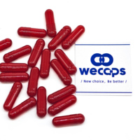 Capsules vides en gélatine bovine de qualité pharmaceutique Wecaps, taille 0, avec un taux de remplissage élevé et des options de couleur personnalisées