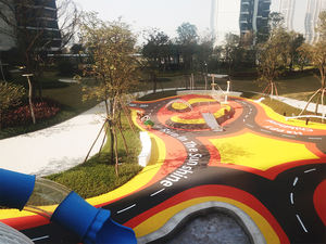 Gránulos de Caucho EPDM SBR para Pavimentación, Superficie Impermeable Antideslizante para Parques Infantiles, Pistas de Atletismo - Product Image 2