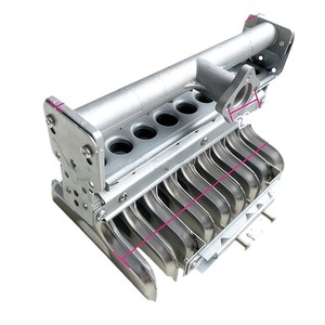 Tête de brûleur à gaz commercial, plaque de flamme à 9 rangées pour pièces de cuiseur vapeur, accessoire d'allumage au gaz - Product Image 1