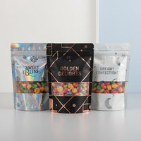 Bonbons végétaliens au lychee en sachet refermable Mylar de 16 oz, approuvé par la FDA, pour une fraîcheur optimale