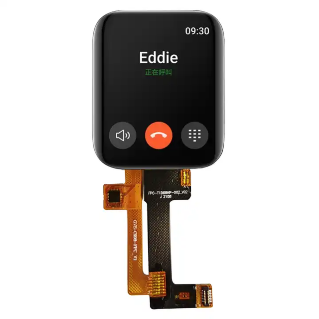 1.69 inch 240X280 TFT LCD Display with PCAP Capacitive Touch Screen Panel for Smart Watch