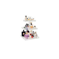 Exhibidor de Maquillaje y Perfumes de Acrílico Transparente YAGELI, Impresión de Logotipo Personalizado en Serigrafía, OEM Disponible, Venta al Por Mayor de Fábrica