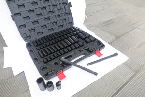 Juego de llaves de impacto al por mayor, juego de herramientas mecánicas CRV/CRMO, caja de herramientas con estuche rígido, herramienta manual para reparación de automóviles, OEM/ODM - Product Image 3