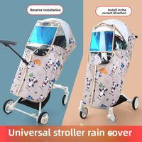 Nouvelle housse de poussette : coupe-vent, imperméable et isolée avec doublure en coton, adaptée à tous les modèles de poussettes