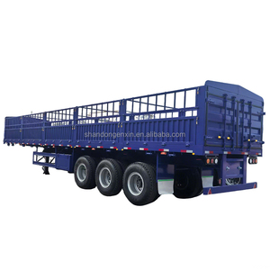 हॉट सेलिंग अफ्रीकी 3 एक्सल्स गोदाम बाड़ अर्ध ट्रेलर फेस्ड कार्गो परिवहन ट्रेलर बिक्री के लिए पशुधन बाड़ अर्ध ट्रेलर - Product Image 3