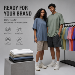 T-Shirt Unisex di Alta Qualità Personalizzata 100% Cotone 230 Gsm, Oversize per Palestra, <span class=keywords><strong>Bianca</strong></span> con Motivo Stampato, Modello Base da Uomo - Product Image 1