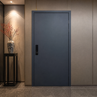 Serrure intelligente dissimulée pour porte de sécurité bleu ardoise, multi-points, panneau encastré, antivol, CE NFRC AS2047, vente directe usine