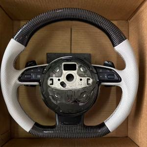 Volant de voiture en cuir pour Audi R8 <span class=keywords><strong>TT</strong></span> Mk2 Mk3 B8 B9 <span class=keywords><strong>RS</strong></span> TTS TTRs RS3 RS6 RS4 RS5 RS7 A3 D3 A4 A5 A6 C6 A7 A8 A1 Q3 Q5 Q7 - Product Image 6