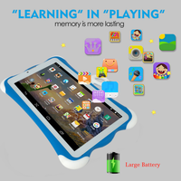 Nouvelle tablette Android 15 pour enfants de 7 pouces, moins chère, très vendue, 6 Go + 128 Go, processeur Octa Core MTK, avec carte SIM, appels, Wi-Fi, apprentissage et éducation