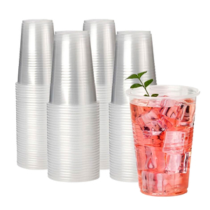 ถ้วยพลาสติกแบบใช้แล้วทิ้งขนาด12ออนซ์14ออนซ์20ออนซ์32ออนซ์16ออนซ์พร้อมฝาปิดสำหรับใส่กาแฟเครื่องดื่มเย็นพิมพ์โลโก้ได้ตามต้องการ - Product Image 1