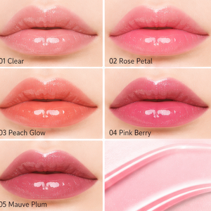 Gloss à lèvres liquide longue tenue naturel 2,5 ml, effet peinture caoutchoutée, pour maquillage quotidien, logo personnalisé - Product Image 4