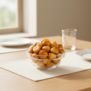 Meilleur prix pour les châtaignes grillées pelées, vente flash de châtaignes grillées emballées sous vide, en-cas - Product Image 1