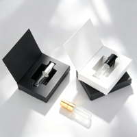 Flacons vaporisateurs de parfum rechargeables de haute qualité 10 ml, mini flacons de parfum vides en verre avec bouchon or, argent, noir pour le voyage