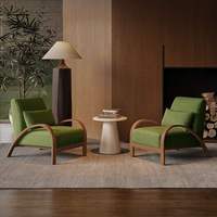 Fauteuil individuel minimaliste nordique de haute qualité, vente directe usine, style mi-siècle, écologique, pour salon, bureau et salle à manger