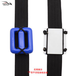 KEEP DIVING WP 044 Accesorios de Buceo: Placa de Instalación de Bloque de Plomo para Correas de Buceo, Sistema de Fijación Trasera, Liberación Rápida, Accesorios de Peso Secos - Product Image 3