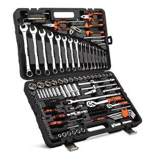 Nouvel ensemble d'outils Steeltreks : Kit de réparation pour véhicules utilitaires, haute qualité, 151 pièces, jeu de clés à douilles et clés à cliquet Allen S2, boîte à outils - Product Image 5
