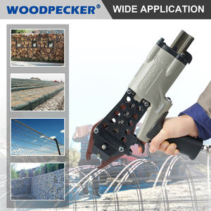 Woodpecker C130 LJ Pneumatique Hog Ring Gun 11 Gauge Easy Carry Air C Ring Plier pour Cages à fil, <span class=keywords><strong>Gabion</strong></span> - Product Image 5