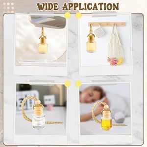 Wholesale 8ml Round Glass <b>Car</b> Perfume Bottle with Screw Cap <b>Decal</b> Surface and Multi-Printing Options - Product Image 6