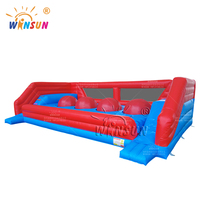 WINSUN Jeu de Balle Gonflable Extérieur Parcours d'Obstacles Matériau PVC Certifié CE Capacité 200kg Ignifuge Imperméable