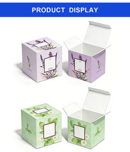 Boîte à bougie parfumée personnalisée en livre blanc Les boîtes d'emballage de luxe avec logo personnalisent - Product Image 5