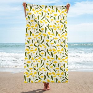 Serviette de plage turque en microfibre personnalisée par sublimation et personnalisée avec poche zippée - Product Image 2