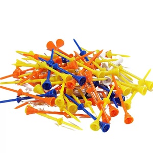 <b>Golf</b> Tees Durable Plastic 100 Pieces Blue Yellow Orange White For <b>Golf</b> Practice And Play - Product Image 5