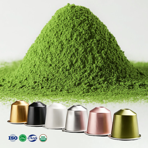 Chinaherbs Matcha Green Tea Capsules Aluminum <strong>Pods</strong> <strong>Compatible</strong> with Machines OEM Halal Custom Color Packaging Private Label - Product Image 1