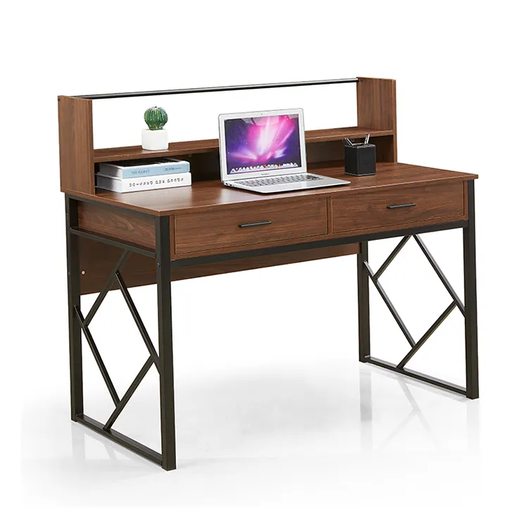 オフィス家具モダンオープンスペーススタンダードL字型オフィスマネージャーCeo Boss Secretary Desk Home Study Computer Desk