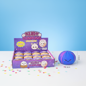 Bestseller Rainbow-colored Baozi Buns Stress-relief Squishies Soft <b>Plastic</b> & Clay Release Toys Wholesale Steamer <b>Basket</b> - Product Image 2
