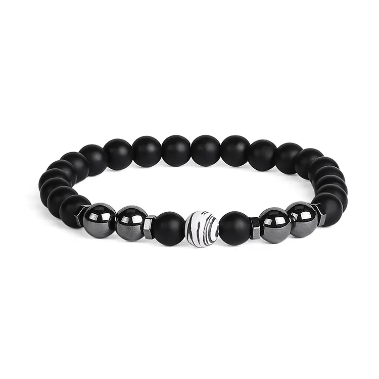 Cavigliera in ossidiana nera da 8mm, magnete regolabile cavigliera in ossidiana nera, bracciale Chakra protezione energetica regalo per donna