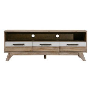 Bajo MOQ SOHO Marca Unidad de TV de madera 3 cajones Diseño de lujo Muebles de dormitorio Roble/Pino/Acacia Fabricante de Vietnam - Product Image 5