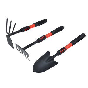 Green Smooth Gardening Tools 4 Piece Set With Shovels And Rake For Kids Beach Play - Product Image 3