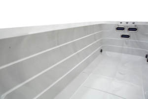 プールバスタブ & ワールプール最新1ゾーンハイドロエンドレススパ - Product Image 4