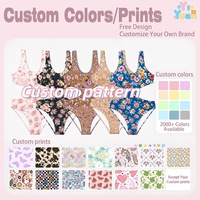 Maillot de bain une pièce personnalisé pour filles OEM ODM, maillot de bain écologique pour enfants, motif personnalisé, maillot de bain d'été pour fillettes, vêtements de plage
