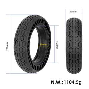 Neumático Sólido Antipinchazos de Goma Honeycomb 10*2.5-6.5 60/70-6.5 para Patinete Eléctrico Max G30 G30D - Product Image 2